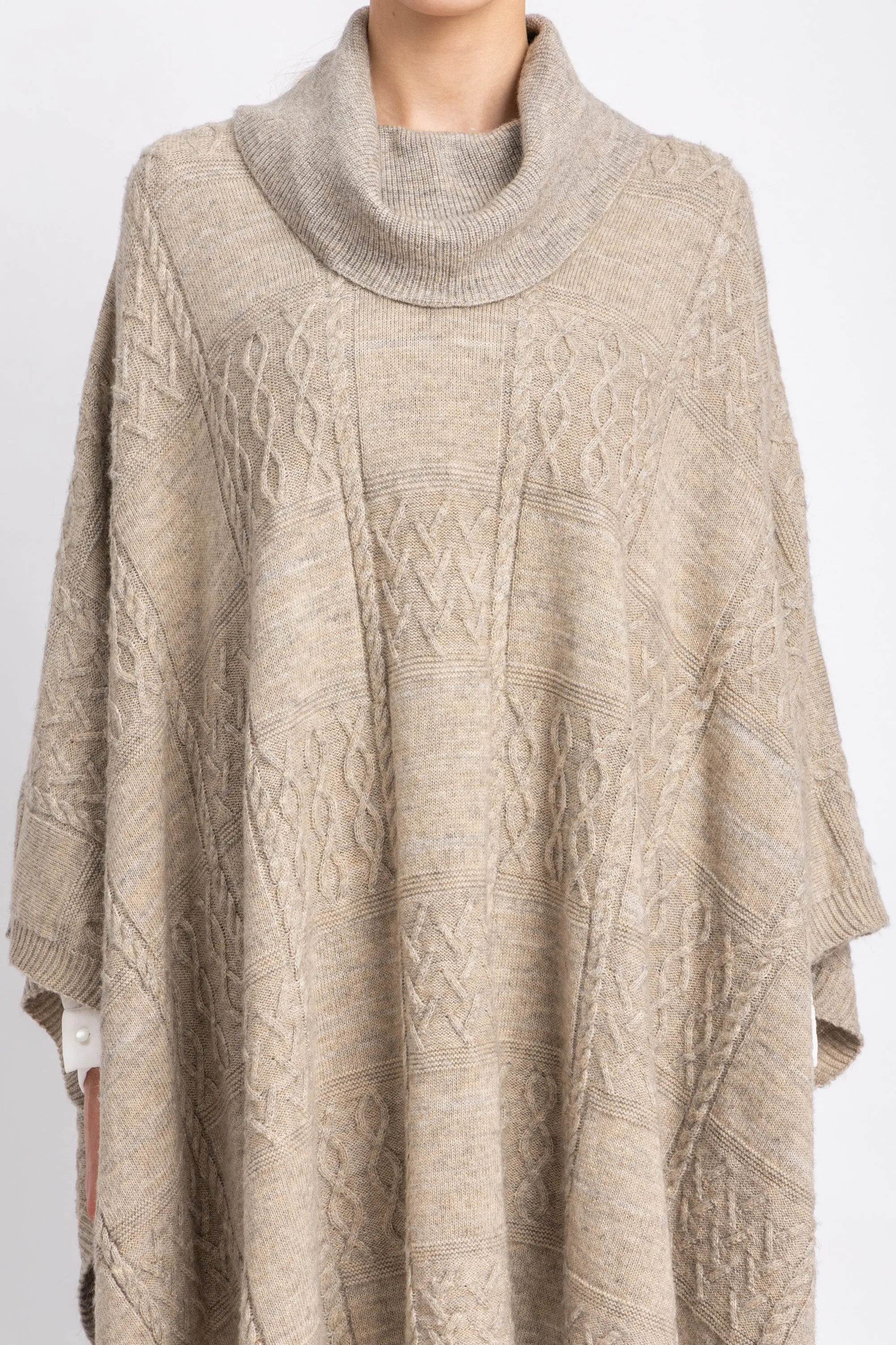 knitwear poncho