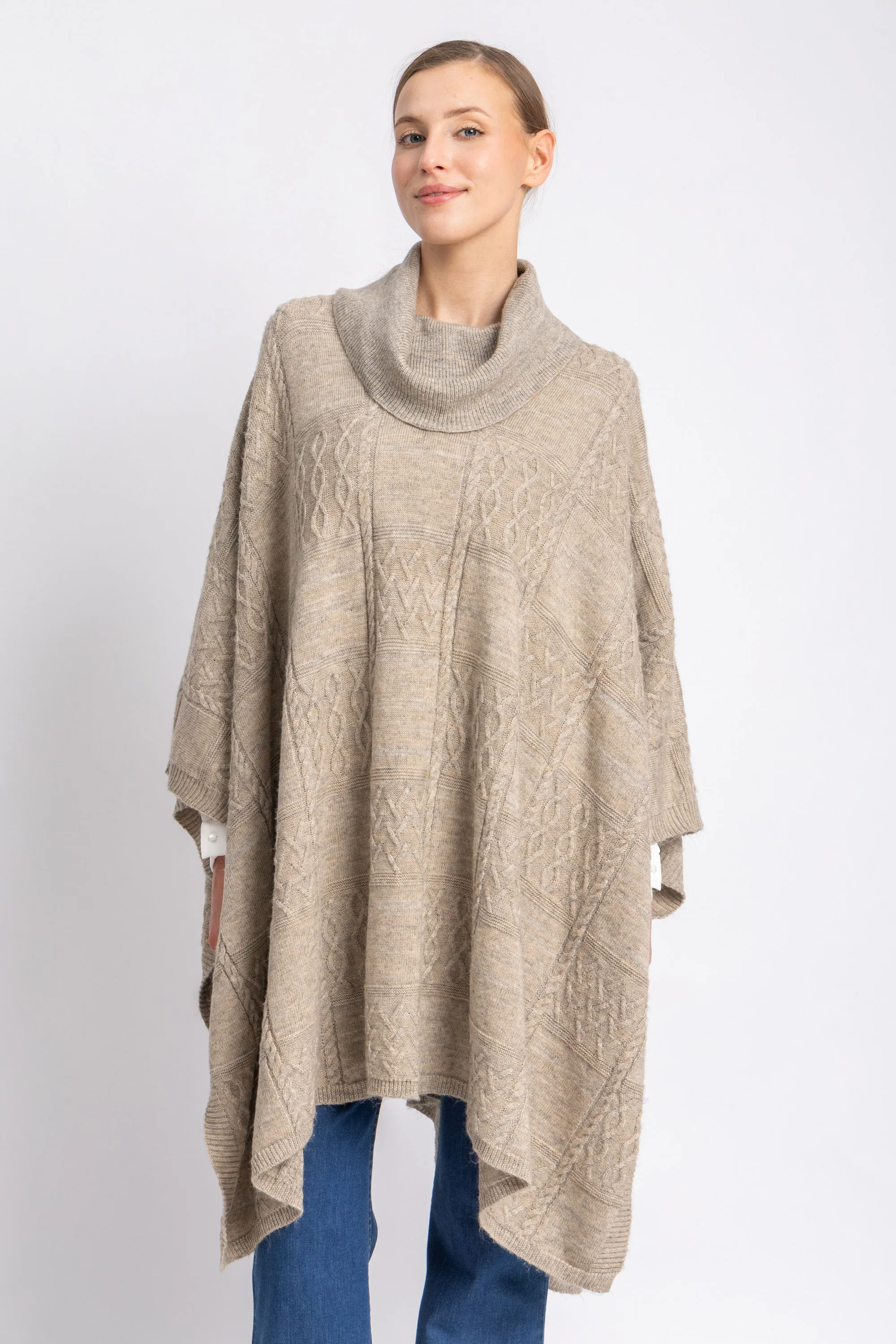 knitwear poncho