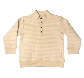 Lanier Quilted Pullover - Sand