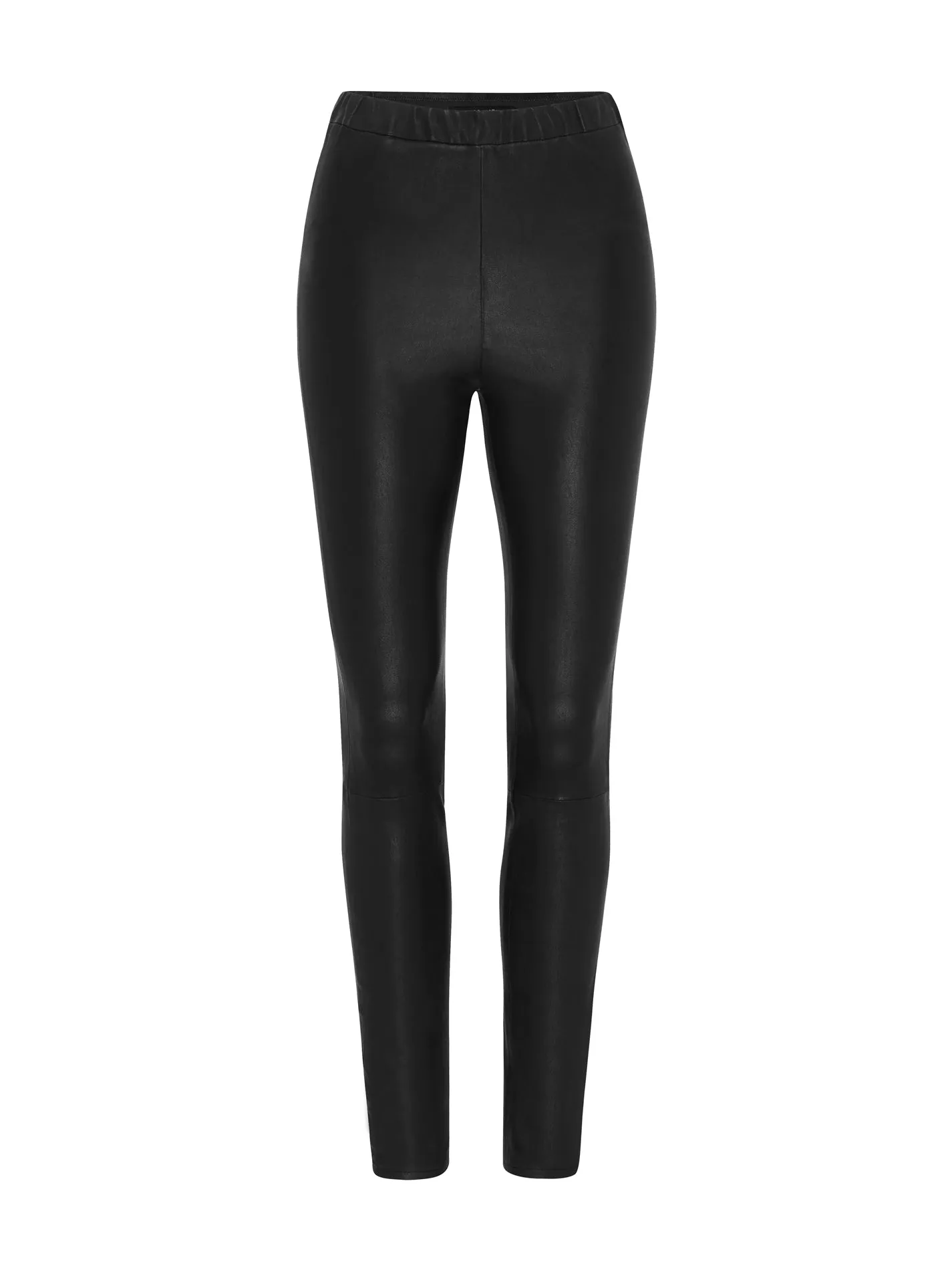 Macey High Rise Pull On Leather Leggings