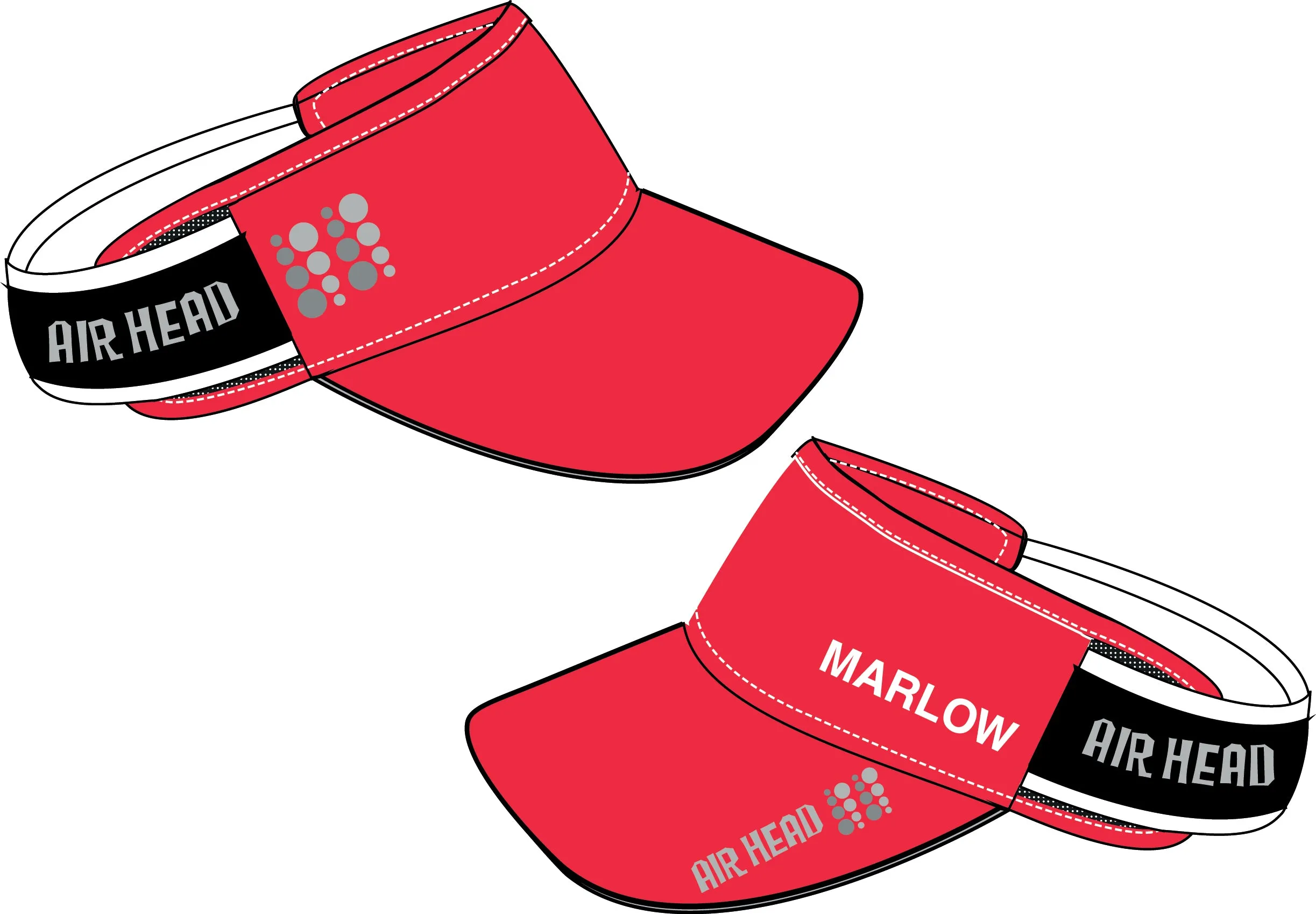 Marlow RC Unisex Air Head Visor