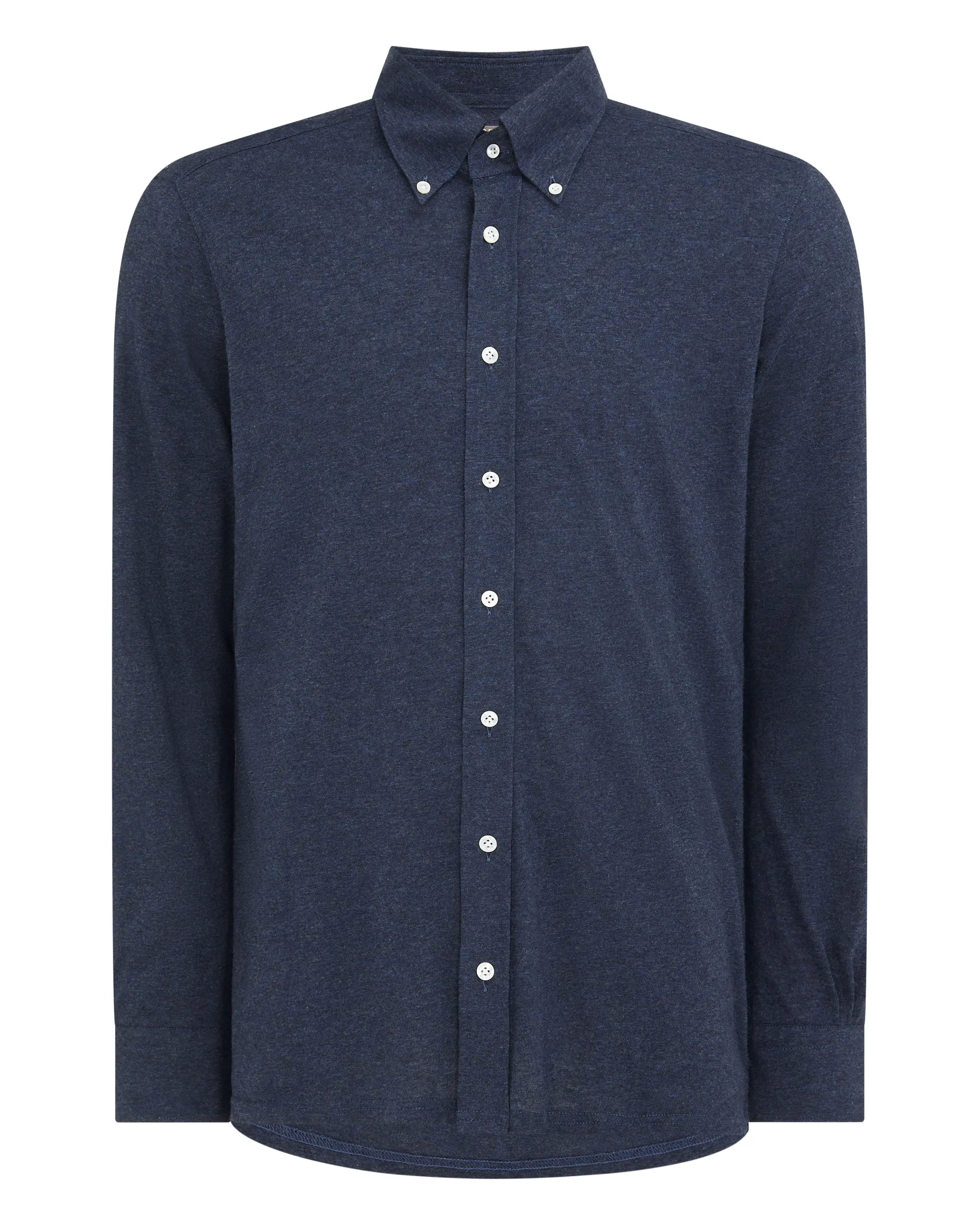 Men's Button Down Collar Shirt Blue