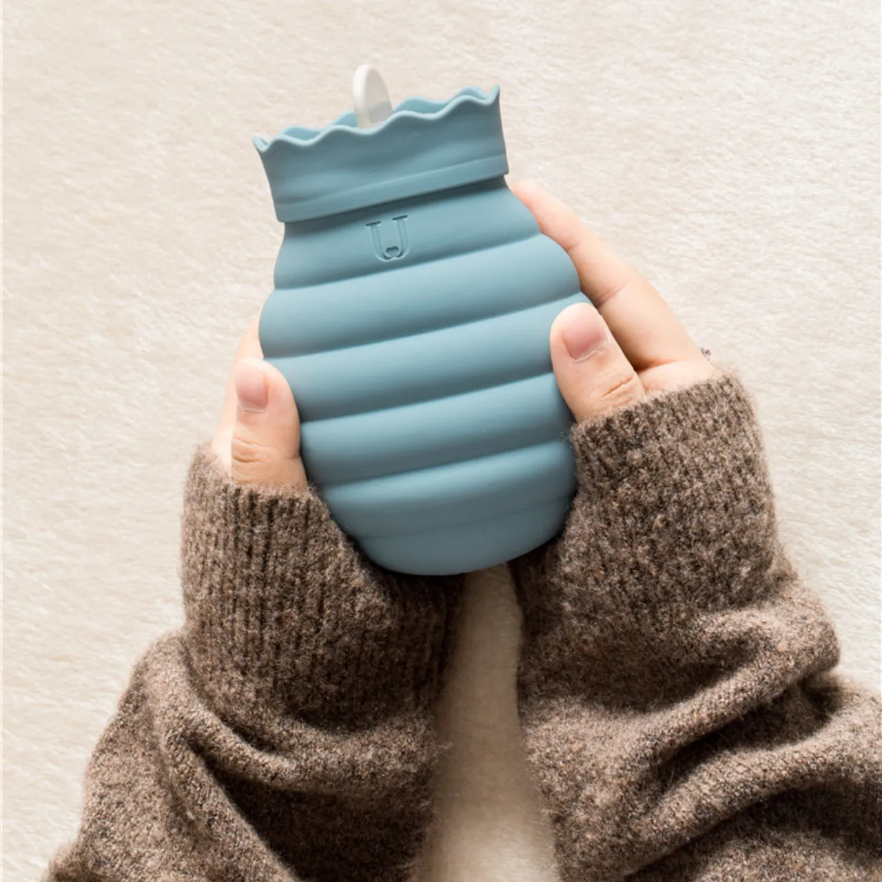 Microwave Heating Silicone Bottle Water Bag