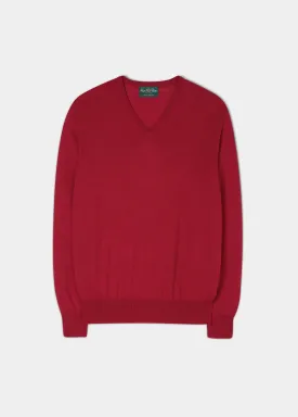 Millbreck Merino Wool Jumper in Ember - Regular Fit