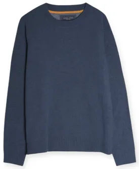 Monterey Crew Neck Sweater- Dark Lagoon