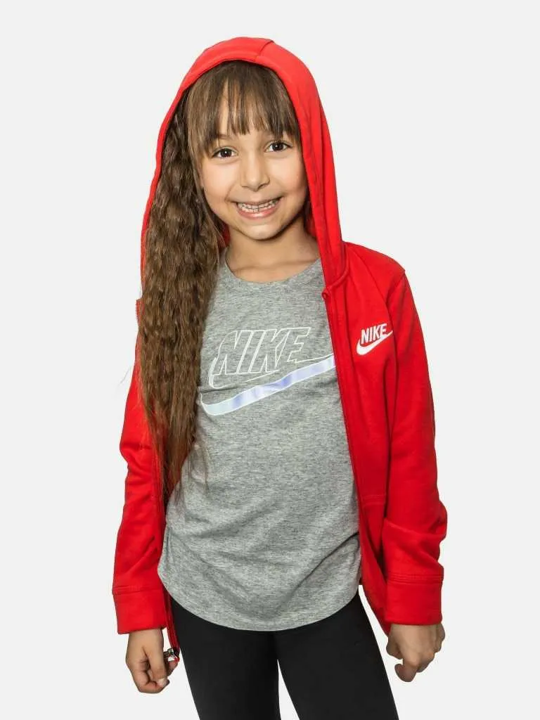 Nike Junior Sportswear Club Hoodie Zip-up Sweatshirt