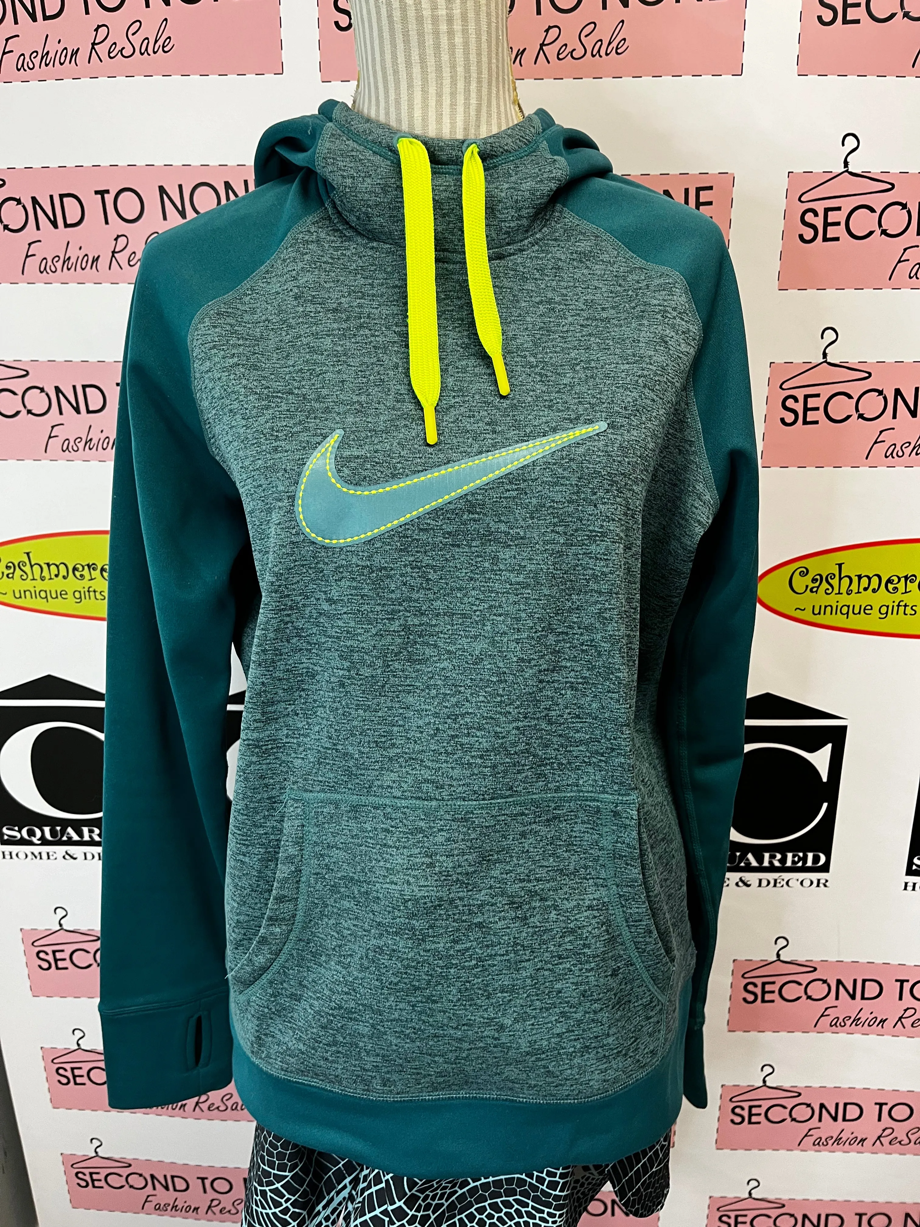 Nike Teal Hoodie (Size L)