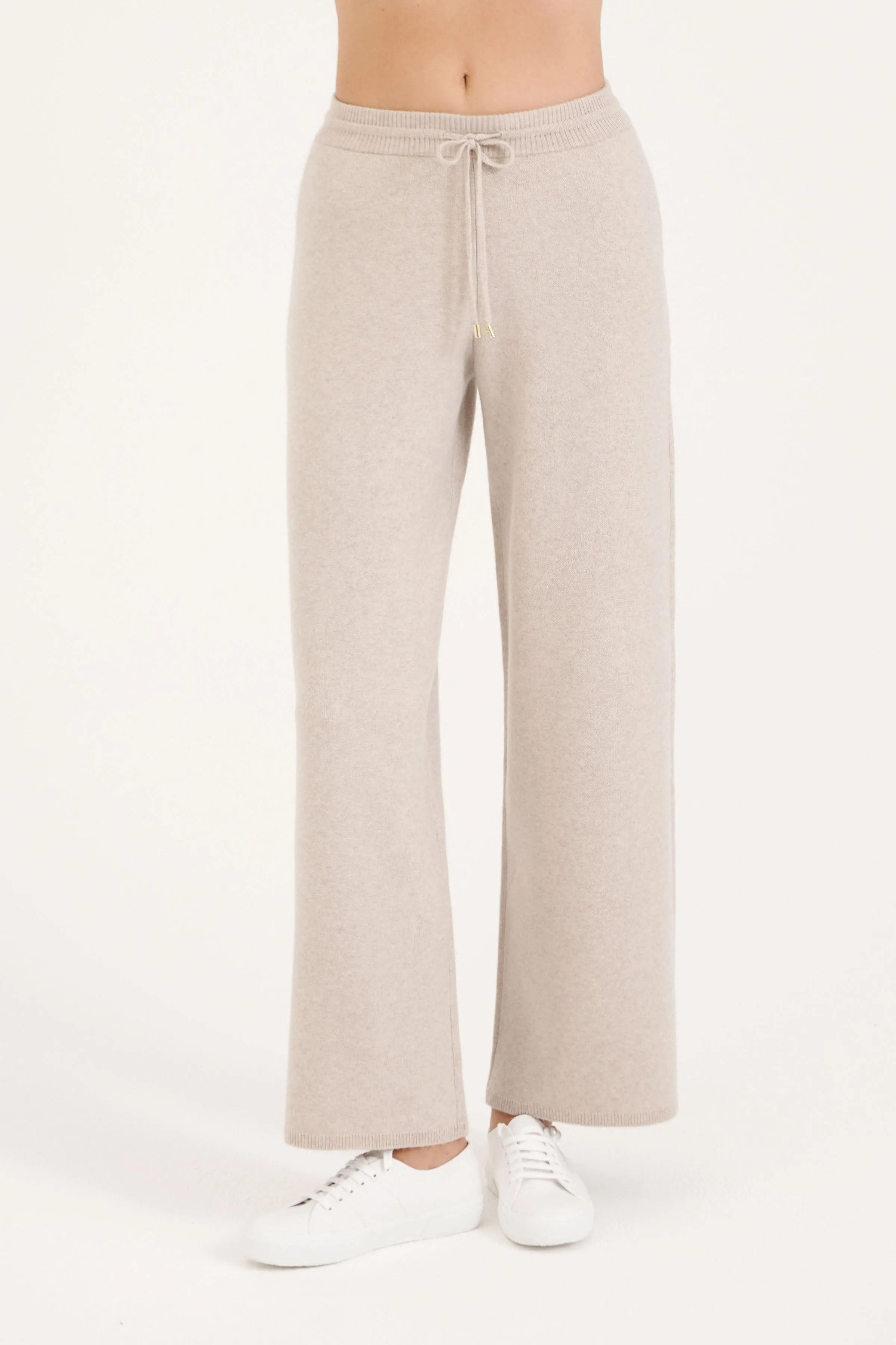 Oatmeal Zermatt Milano Knit Trouser