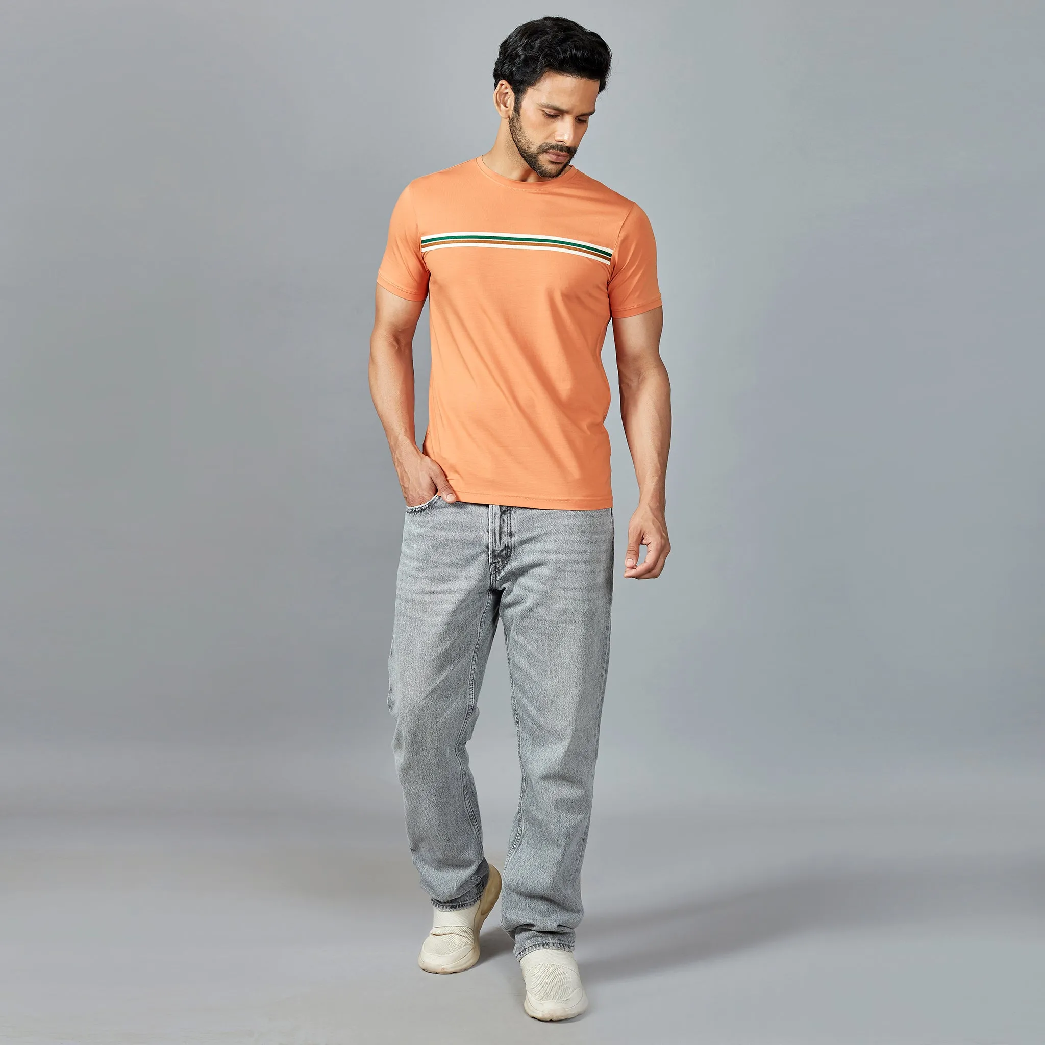 Orange Stripes T-Shirt