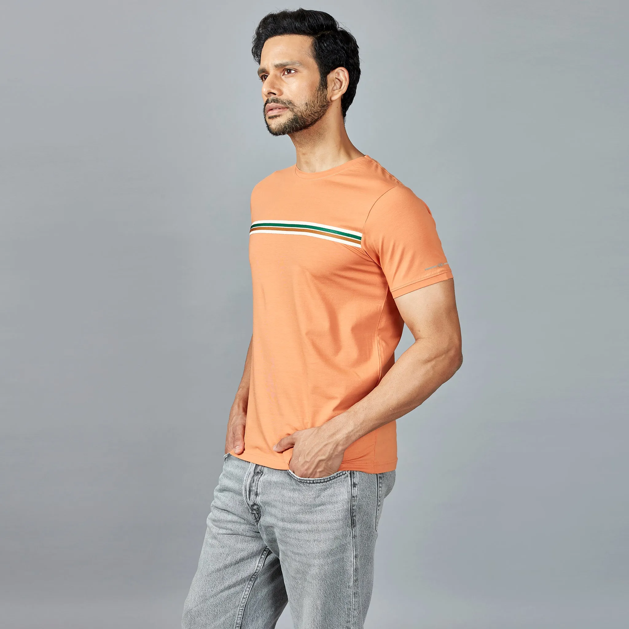 Orange Stripes T-Shirt