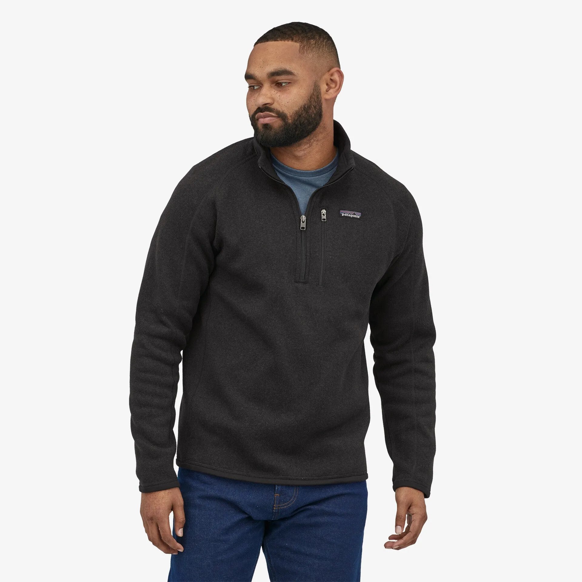 Patagonia Men's Better Sweater 1/4-Zip Fleece - Black