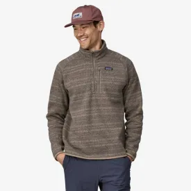 Patagonia Men's Better Sweater 1/4-Zip Fleece - VINYL STRIPE SEABIRD GREY