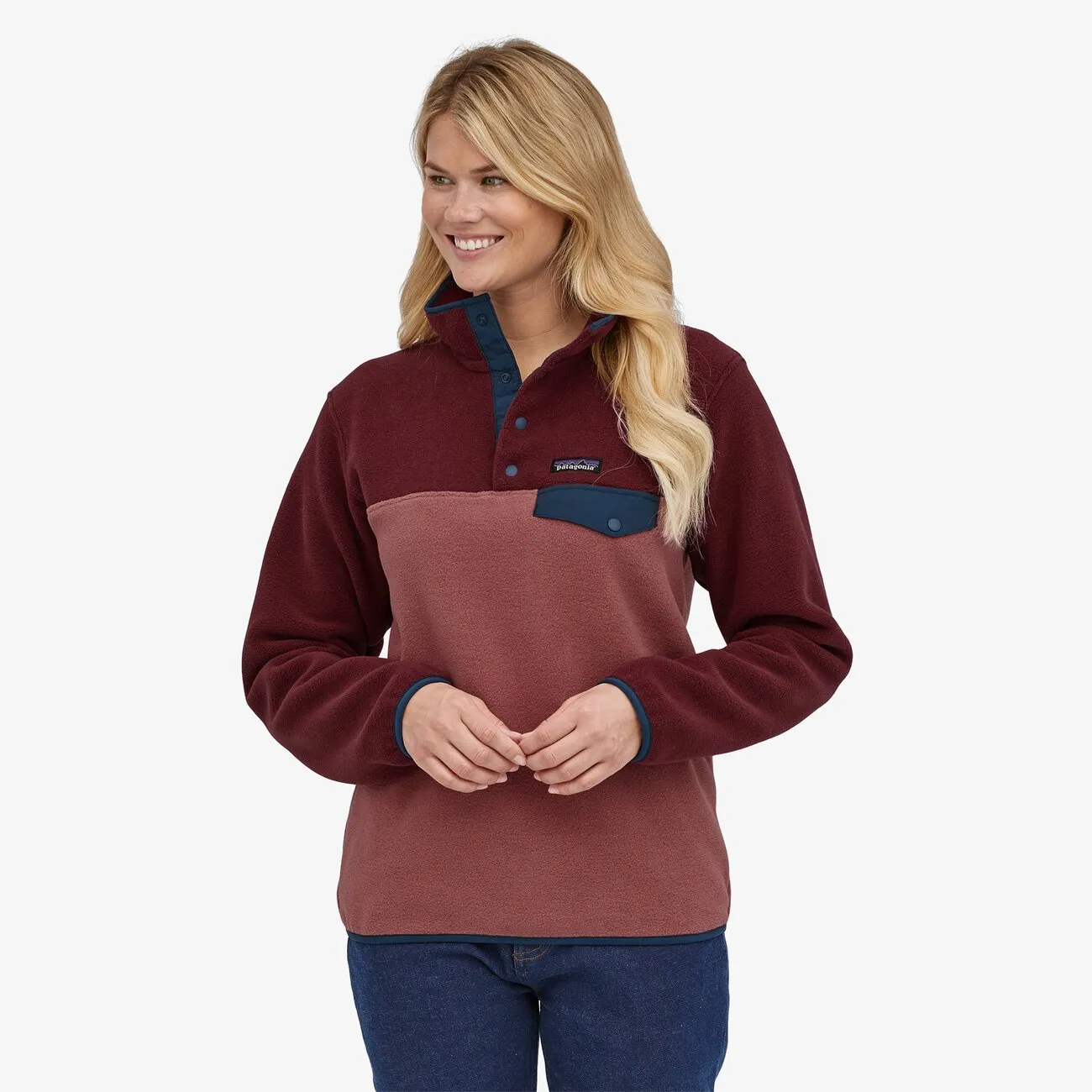 PATAGONIA WOMENS LIGHTWEIGHT SYNCHILLA SNAP T PULLOVER