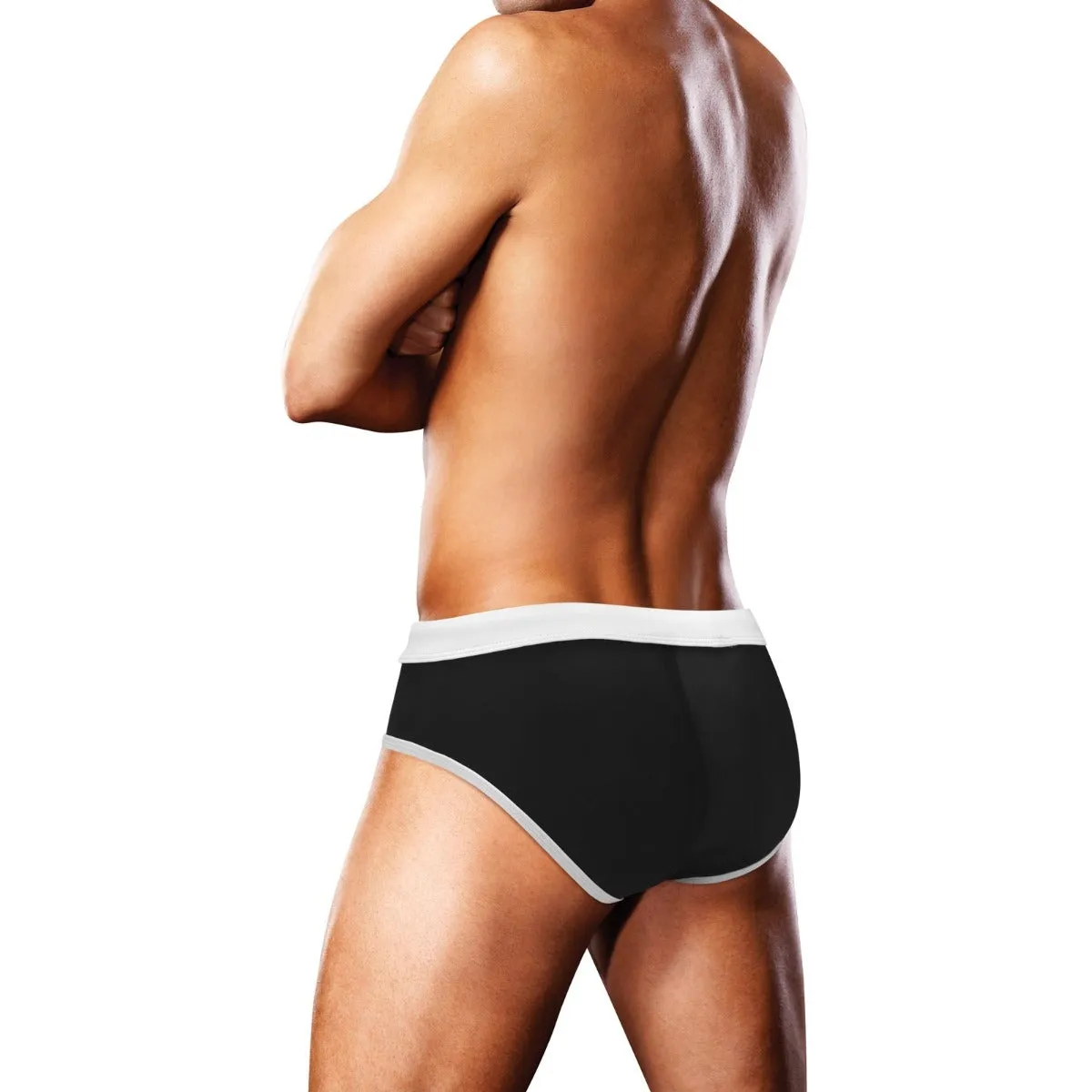 Prowler Swim Brief Black Oversized Paw Black