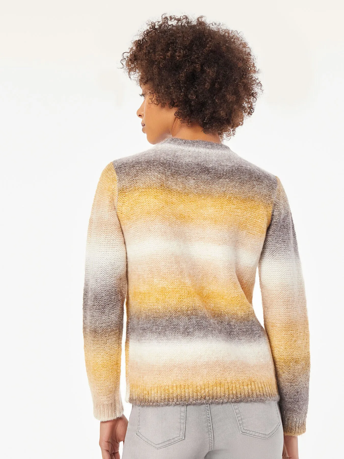 Relaxed Stripe Crewneck Sweater