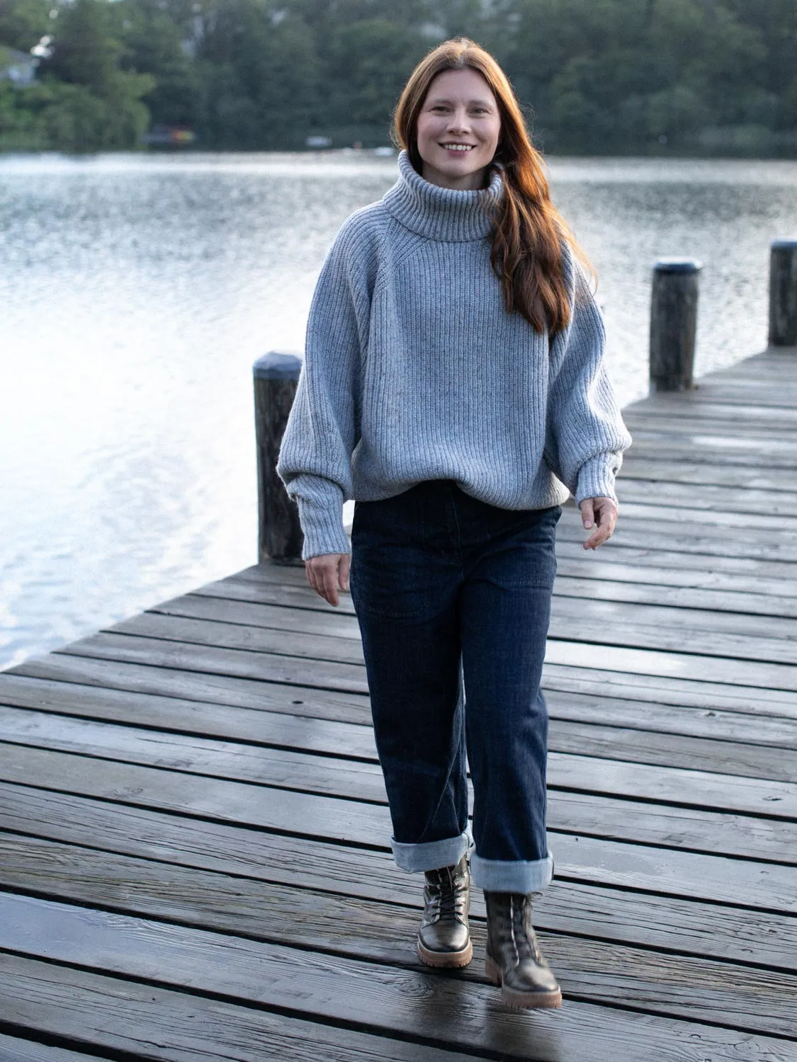 ReMerino™ Women's Merino Roll Neck Jumper