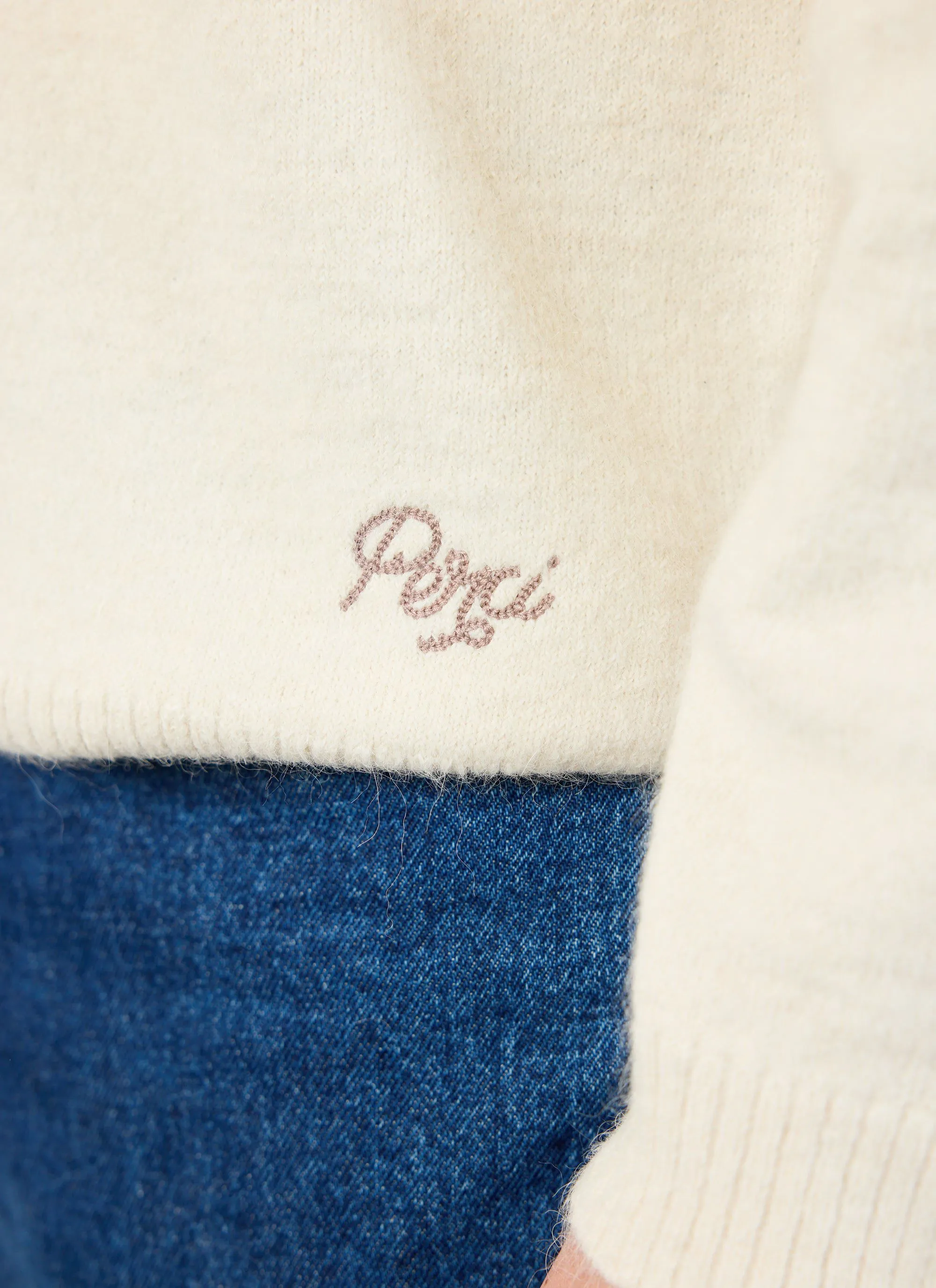 Rugby Polo | Alpaca Wool | Ecru