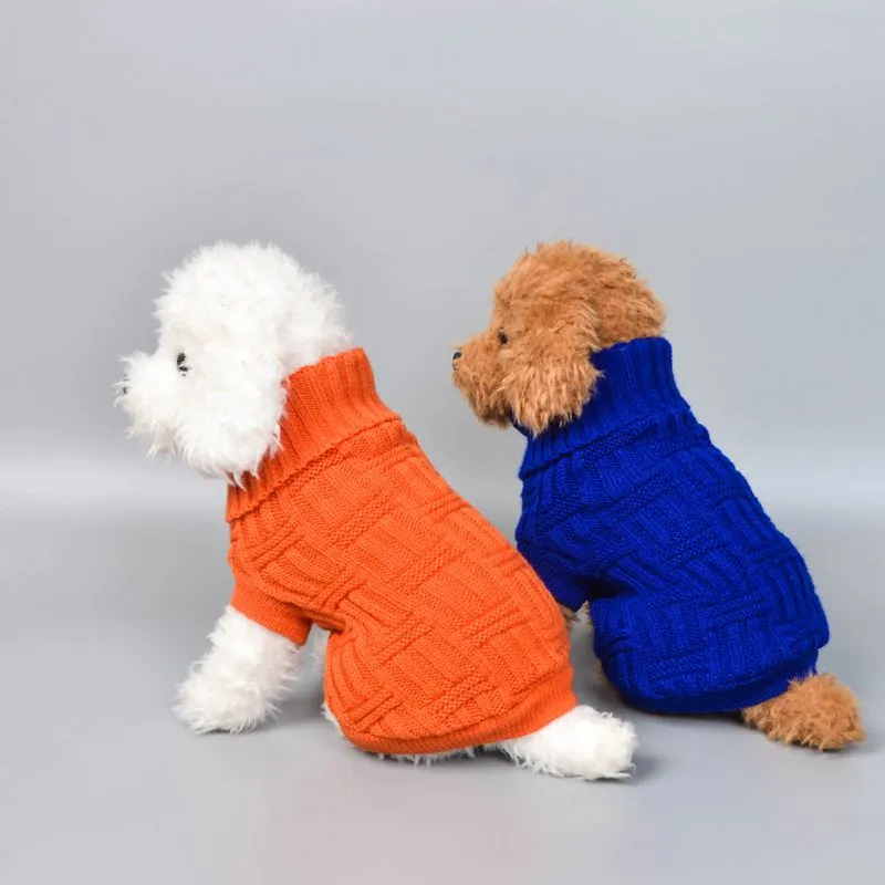 Turtleneck Dog Warm Sweater