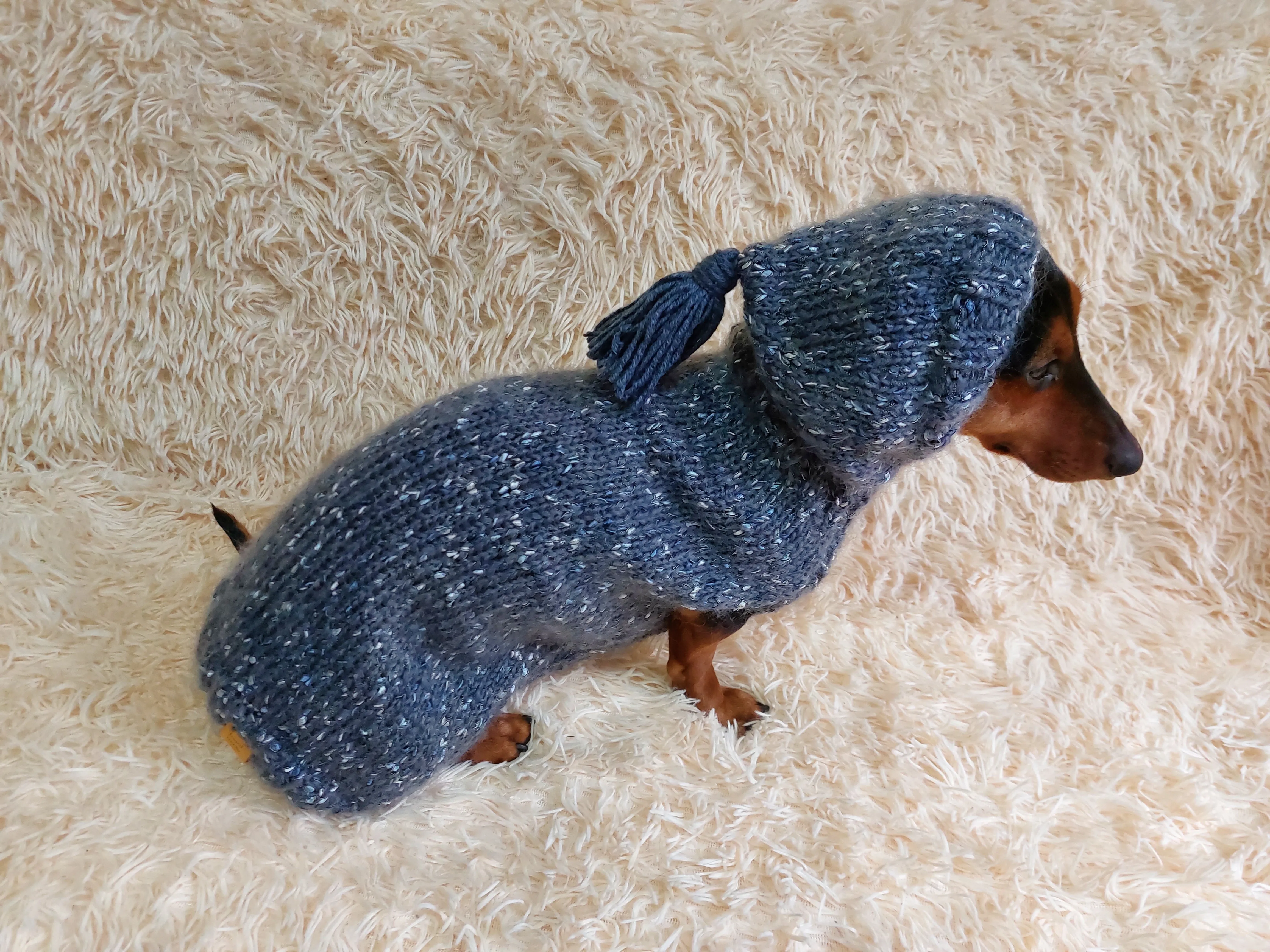 Warm wool sweatshirt for pets, hoodie for dogs