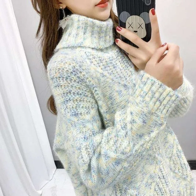 Women's Turtleneck Warm Sweater