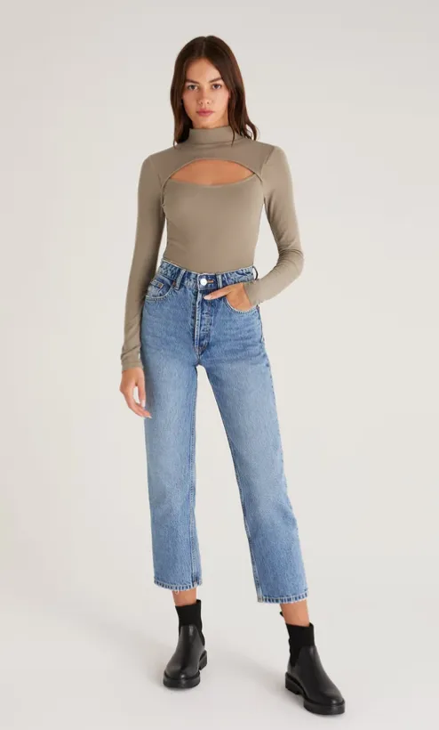 Z Supply Pandora Rib Cut Out Top - Final Sale 50% off in cart