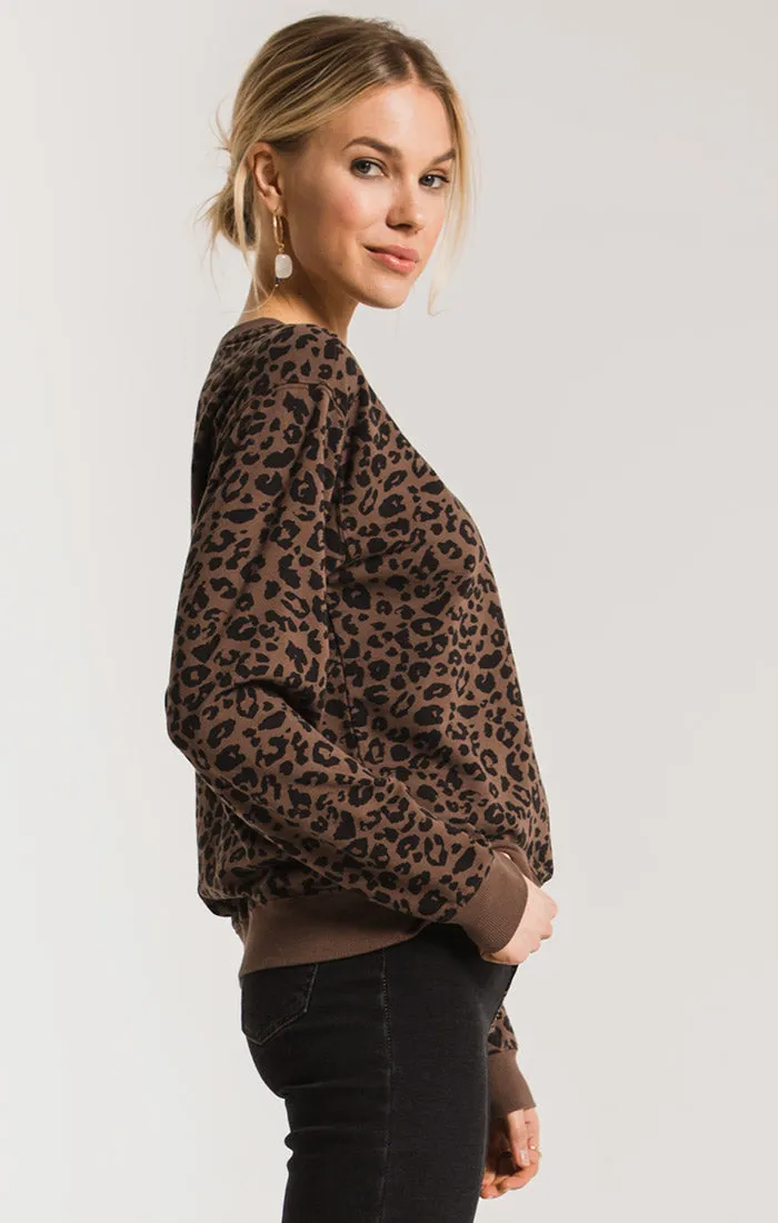 Z Supply the leopard pullover zt193994 two colors