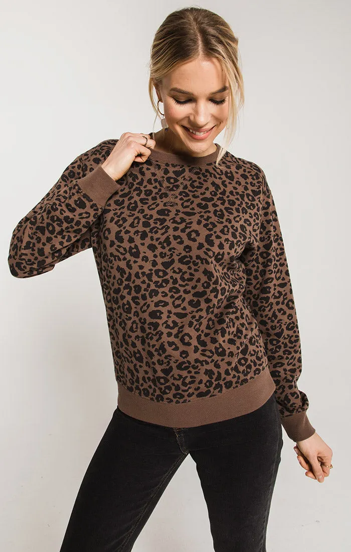 Z Supply the leopard pullover zt193994 two colors