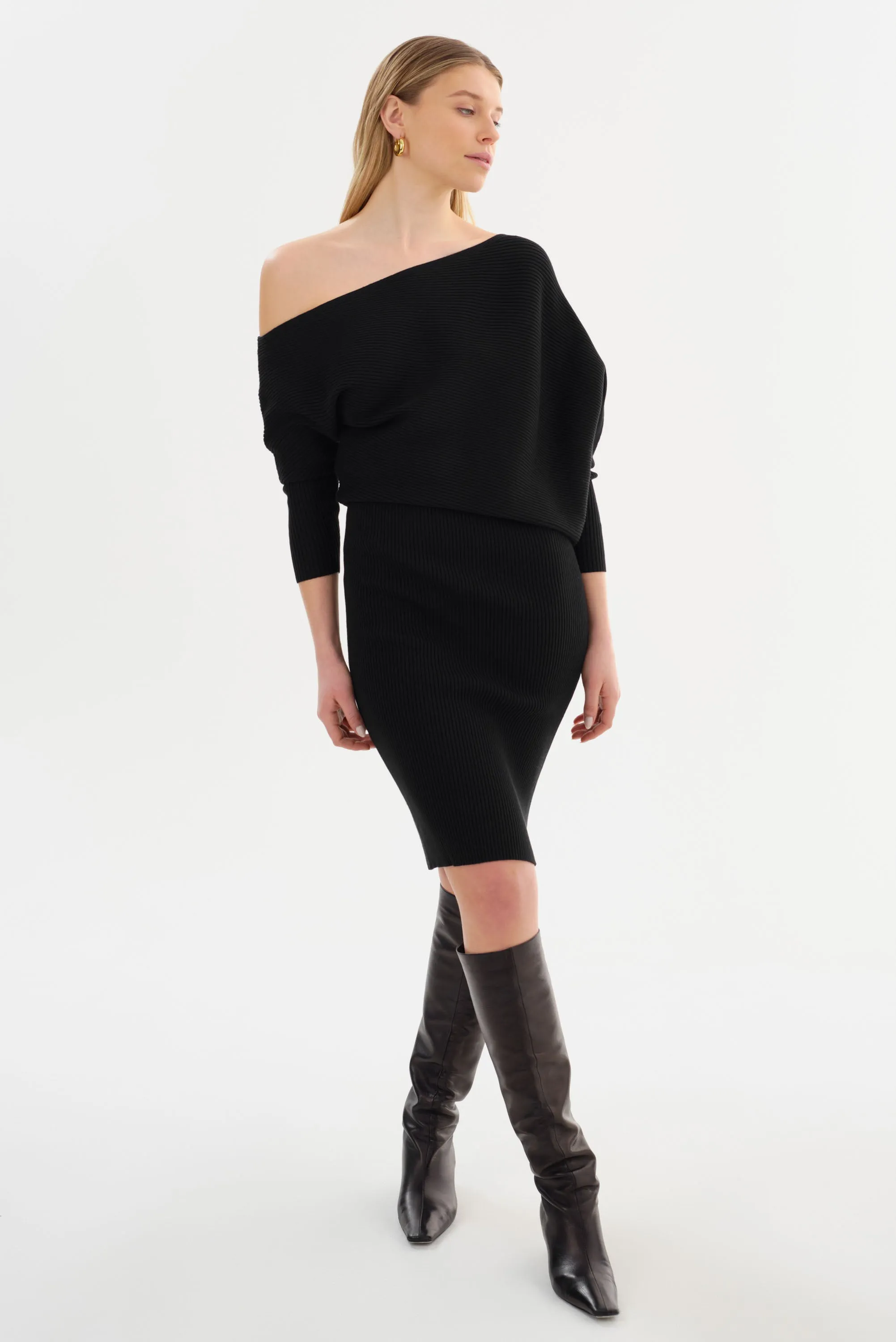 ZENOBIA | Knit Midi Dress